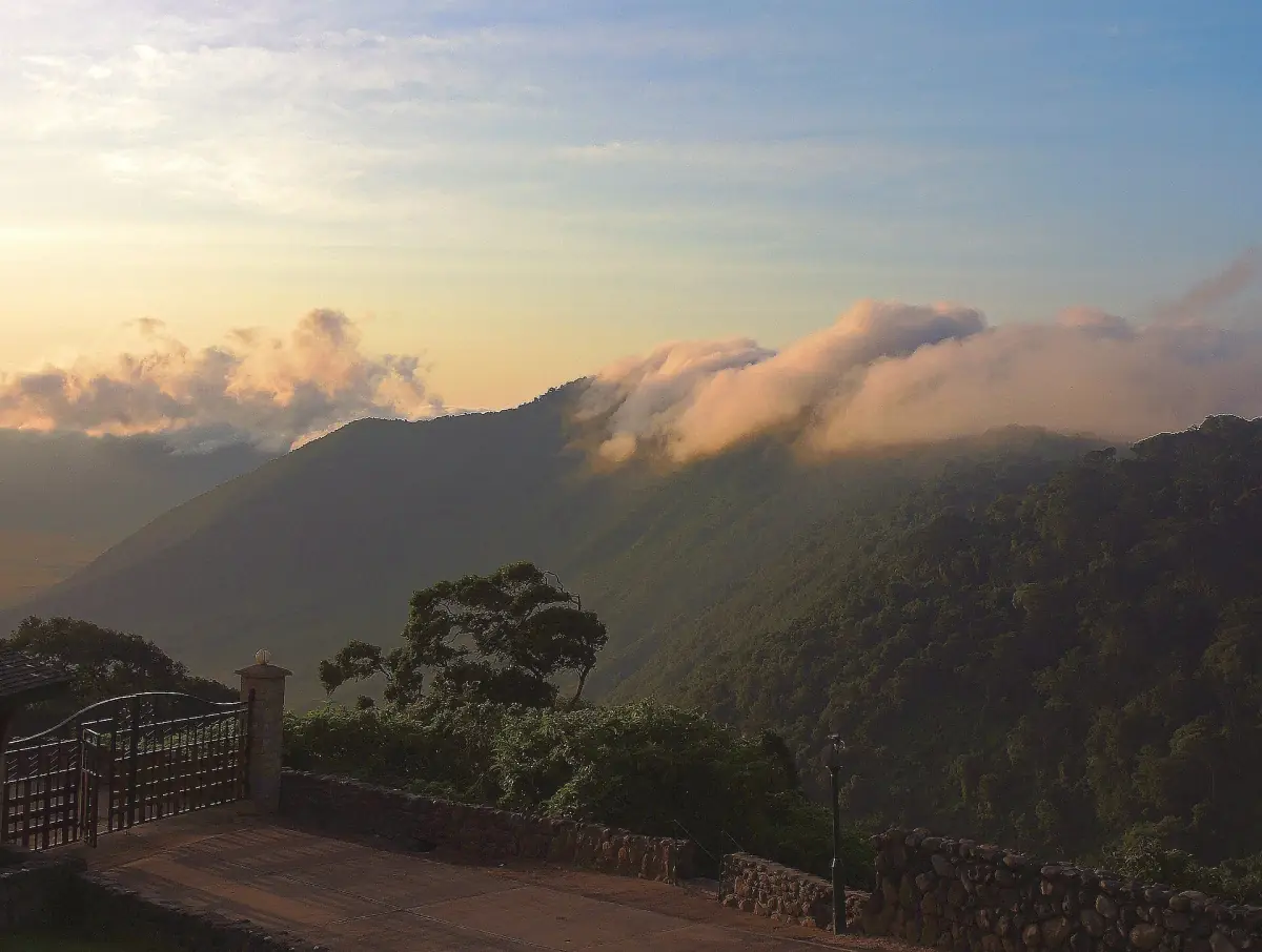 First light over the Ngorongoro highlands